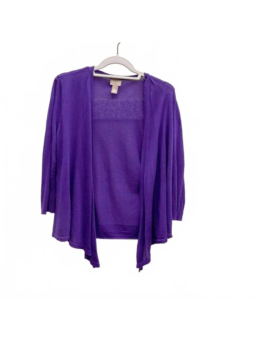 Chico’s Open Front Lightweight Cardigan | Chico’s size 1 (equivalent 8-10)